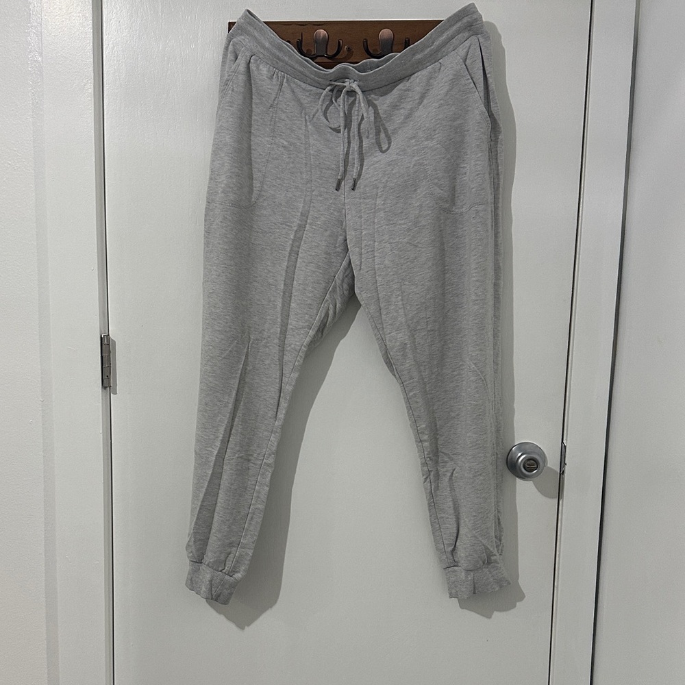 Target Light Gray Drawstring Jogger Pants